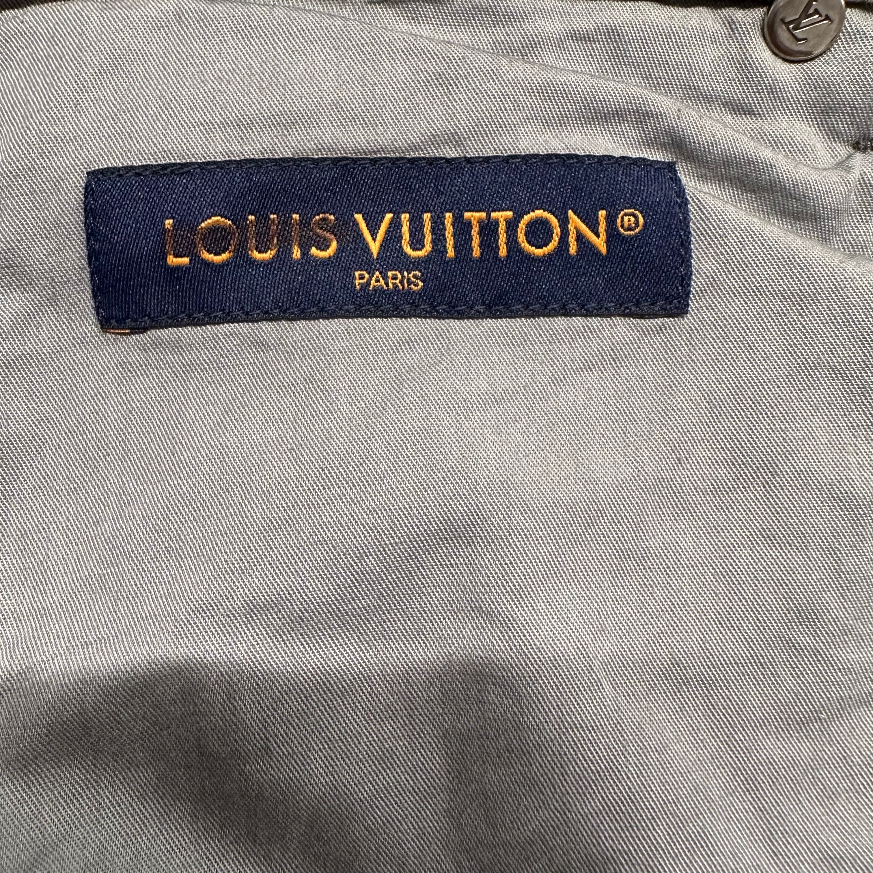Louis Vuitton Kid Super Patchwork Portrait Denim Jeans Sz 36 DS