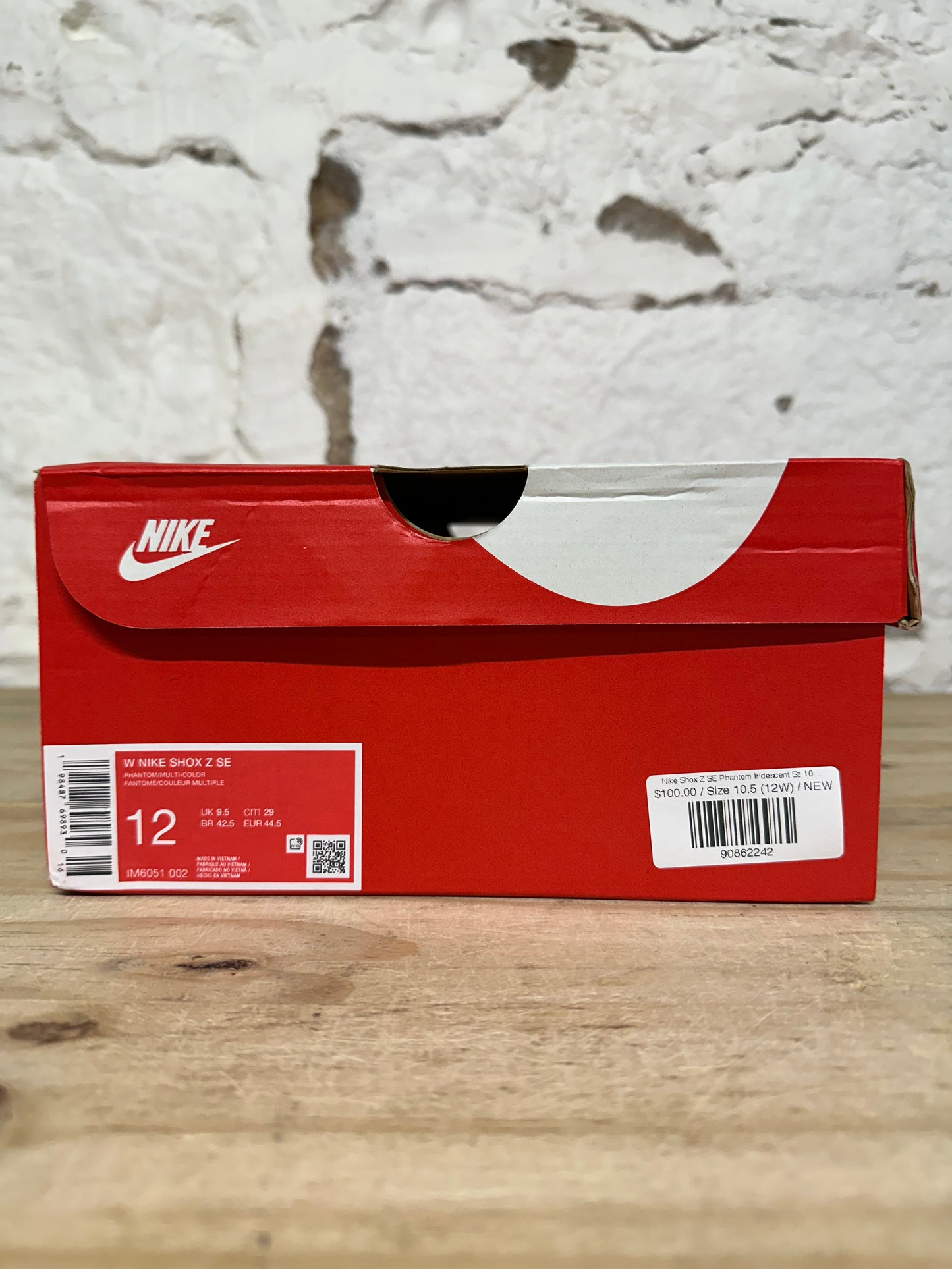 Nike Shox Z SE Phantom Iridescent Sz 10.5 (12W) DS