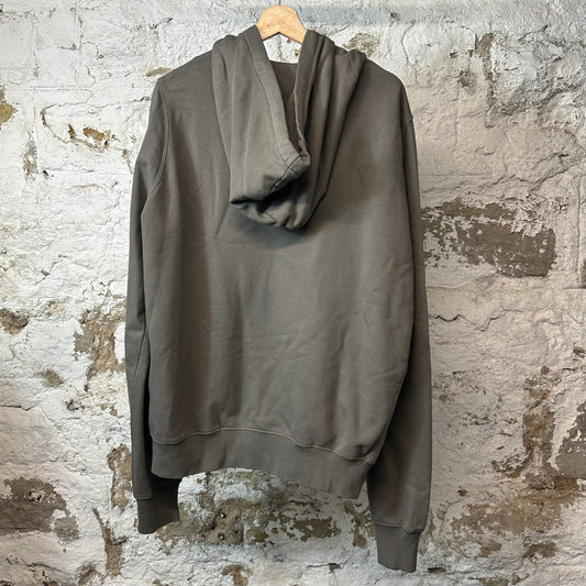 Rick Owens DRKSHDW Gray Zip Up Hoodie Sz XXL
