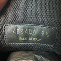 Prada Americas Cup Blue Patent Black Sneaker Sz 9.5