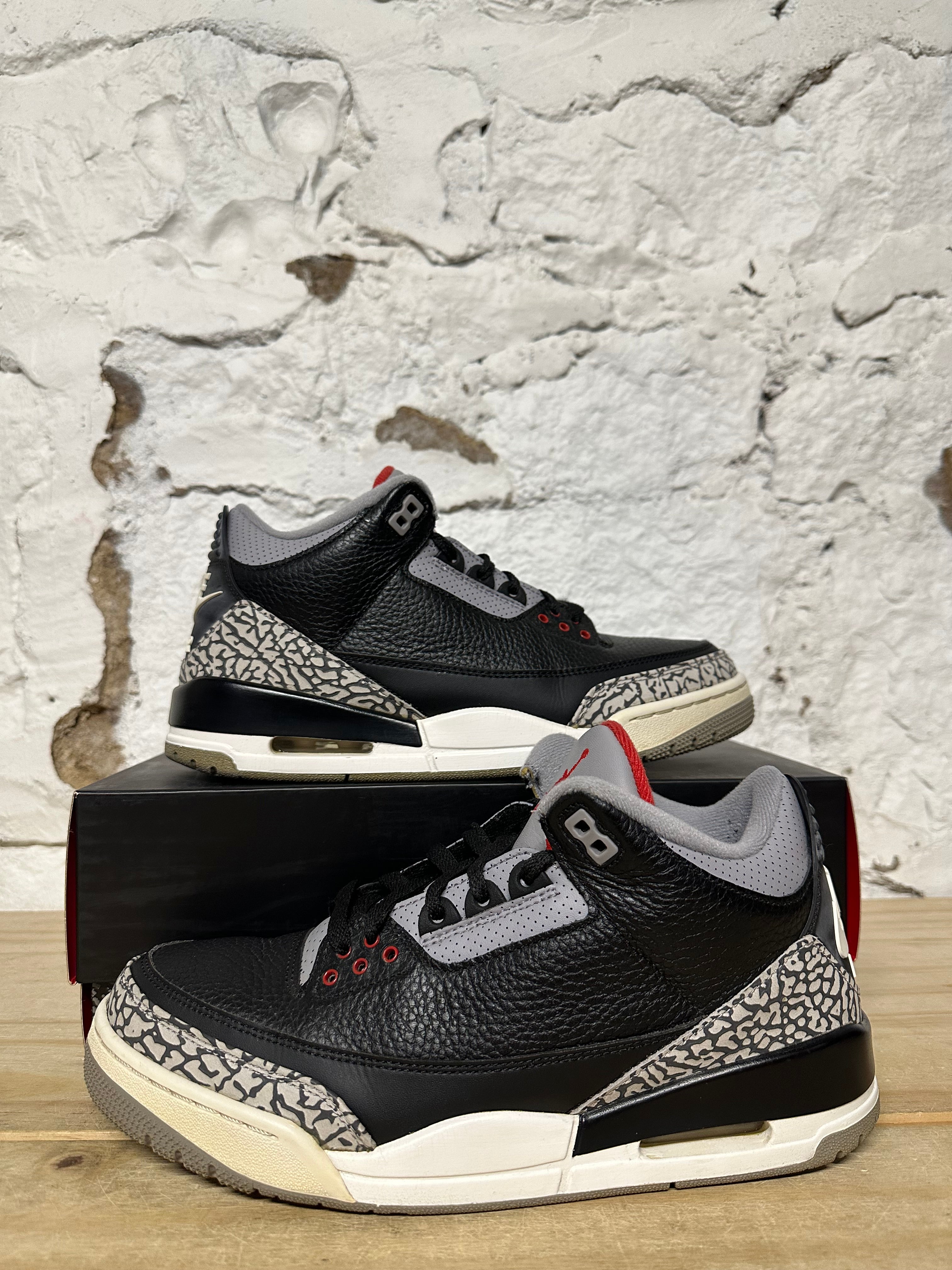 Air Jordan 3 Black Cement (2018) Sz 9.5