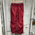 Saint Vanity Red Nylon Pants Sz L