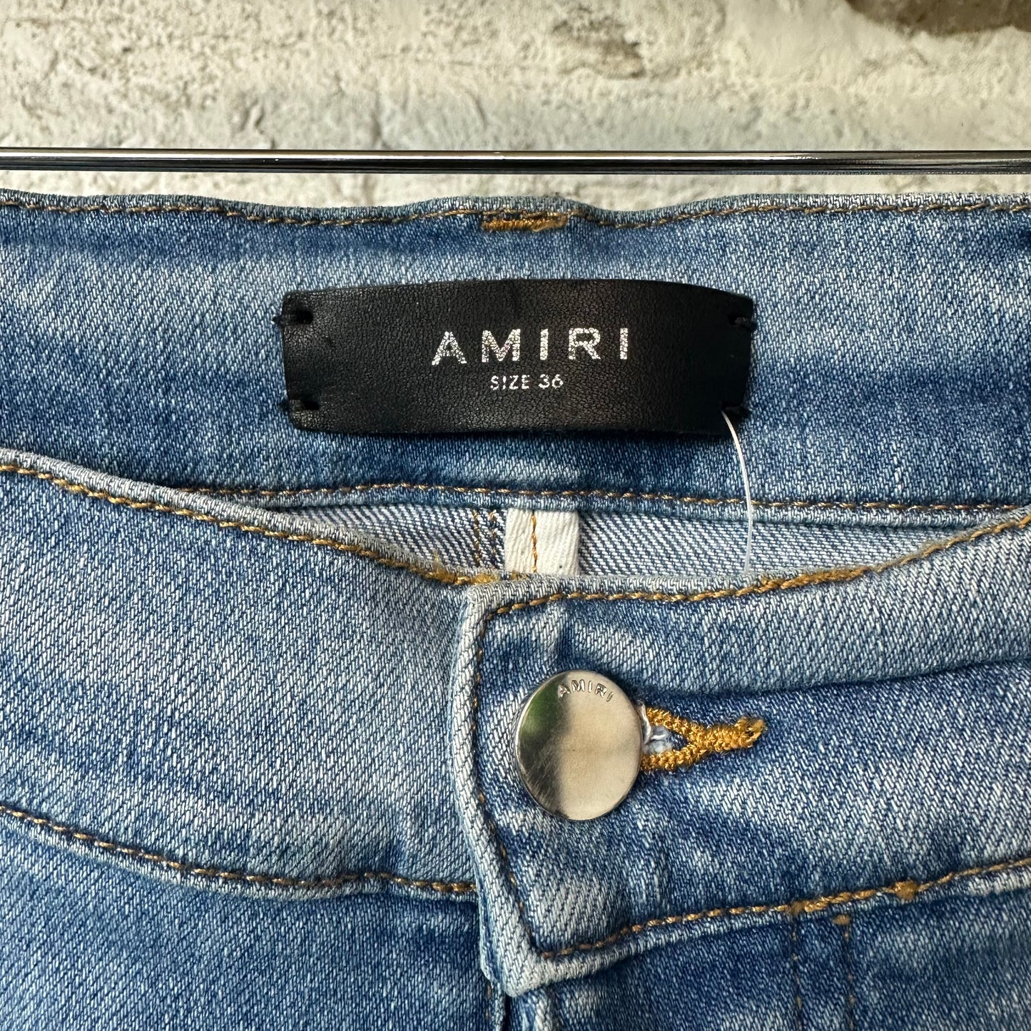 Amiri Blue Shotgun Denim Jeans Sz 36