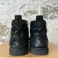 Christian Louboutin High Black Sequen Sneaker Sz 9 (42)