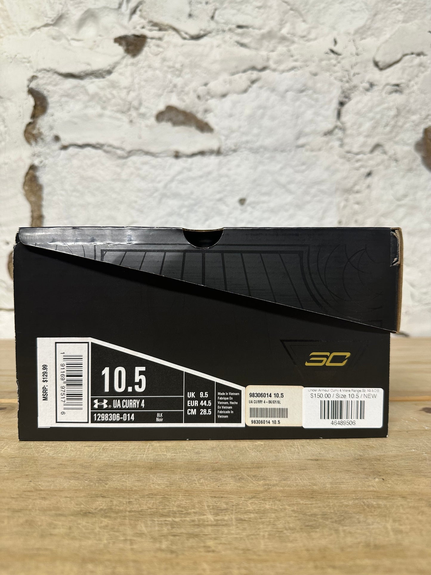 Under Armour Curry 4 More Range Sz 10.5 DS