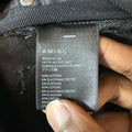 Amiri MX2 Black Patch Black Denim Jeans Sz 32