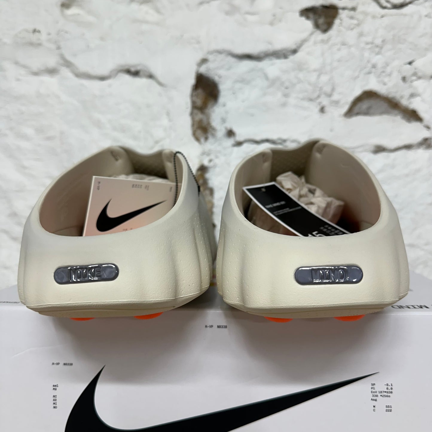 Nike Mind Slide 001 Slide Light Bone Sz 15 DS