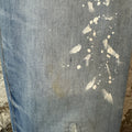 Amiri MX1 Light Denim Patch Blue Denim Jeans Sz 30