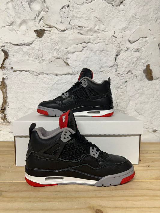 Air Jordan 4 Bred Reimagined Sz 5Y