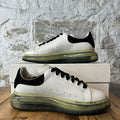 Alexander McQueen Black Tab White Clear Sole Sneaker Sz 9 (42)
