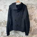 Amiri Shotgun Black Zip Up Hoodie Sz M