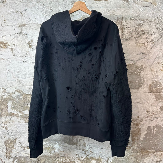 Amiri Shotgun Black Zip Up Hoodie Sz M