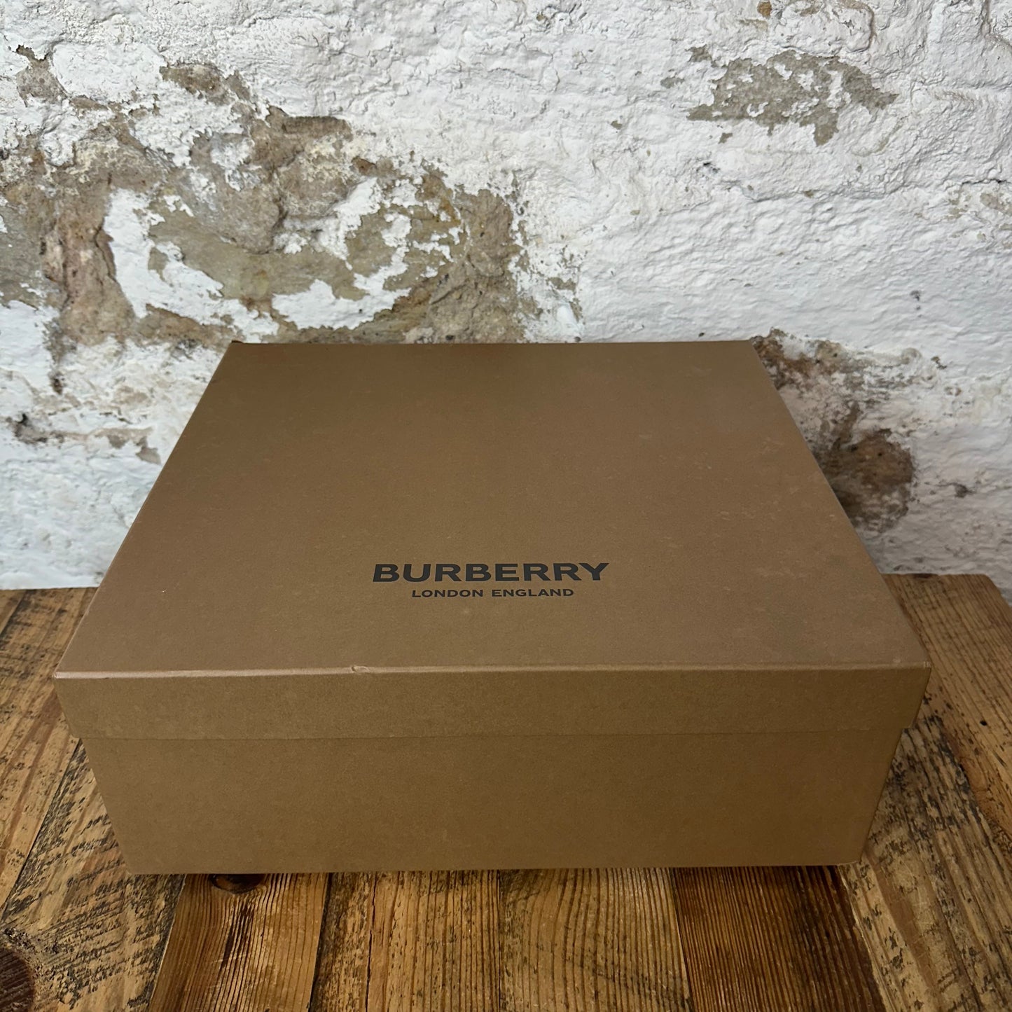 Burberry Arthur Tan Plaid White Sneaker Sz 12 (45) DS