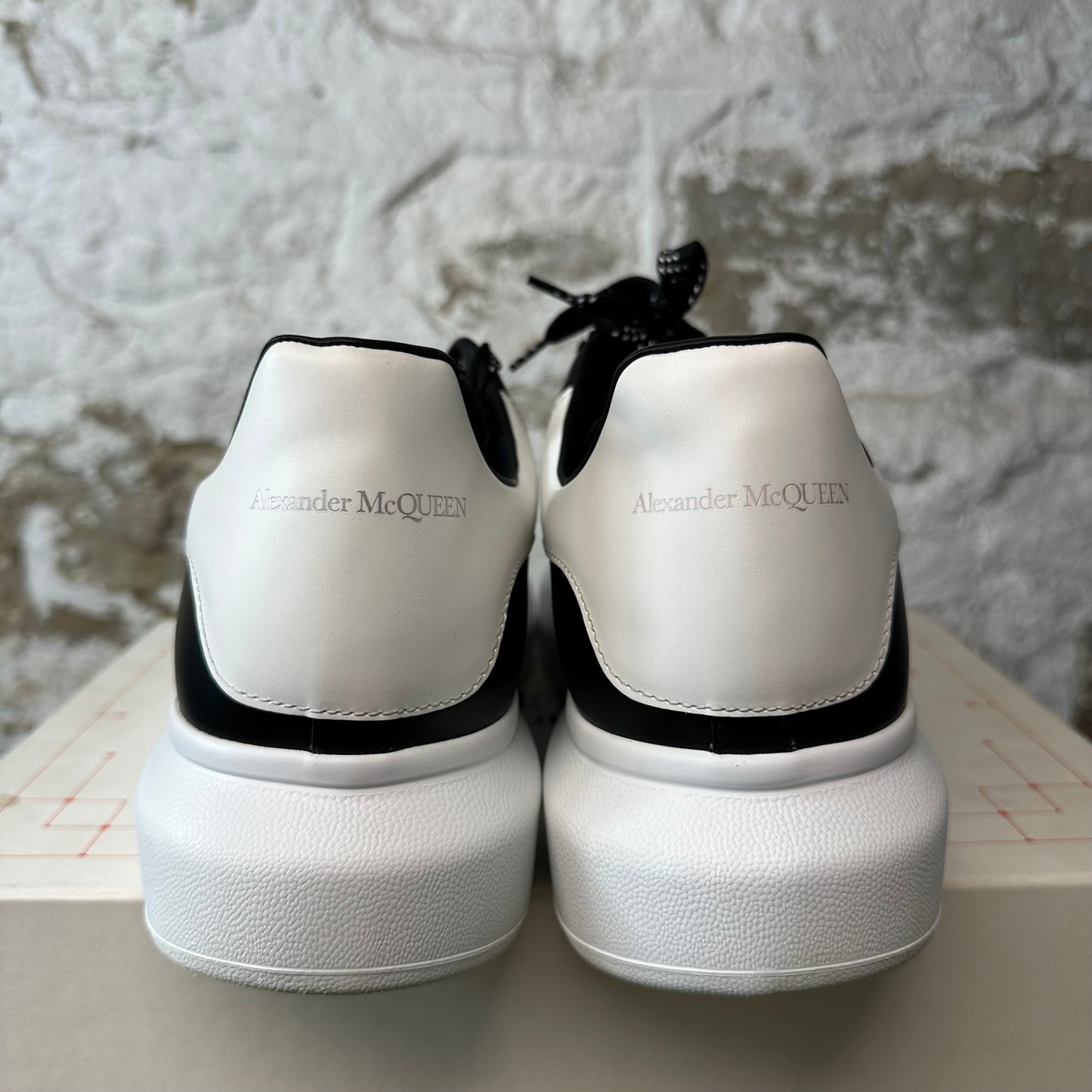 Alexander McQueen White Tab Black White Sneaker Sz 15 (48)