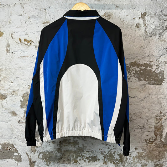Vale Blue Black White Track Jacket Sz L