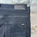 Amiri MX2 Brown Paisley Black Denim Jeans Sz 31