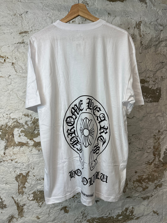 Chrome Hearts Horseshoe White T-shirt Sz XL DS