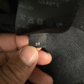 Amiri MX1 Black White Woven Black Denim Jeans Sz 33