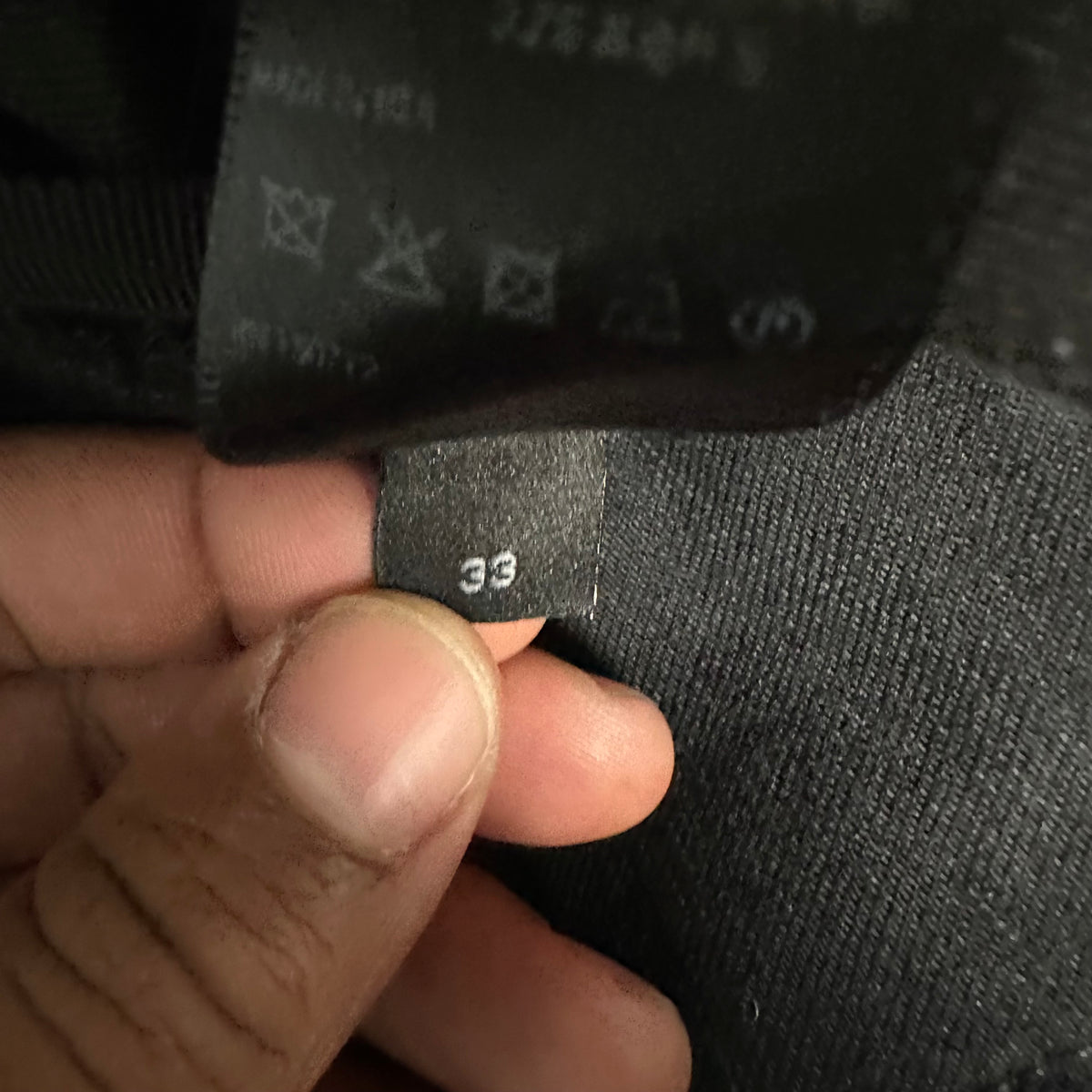 Amiri MX1 Black White Woven Black Denim Jeans Sz 33