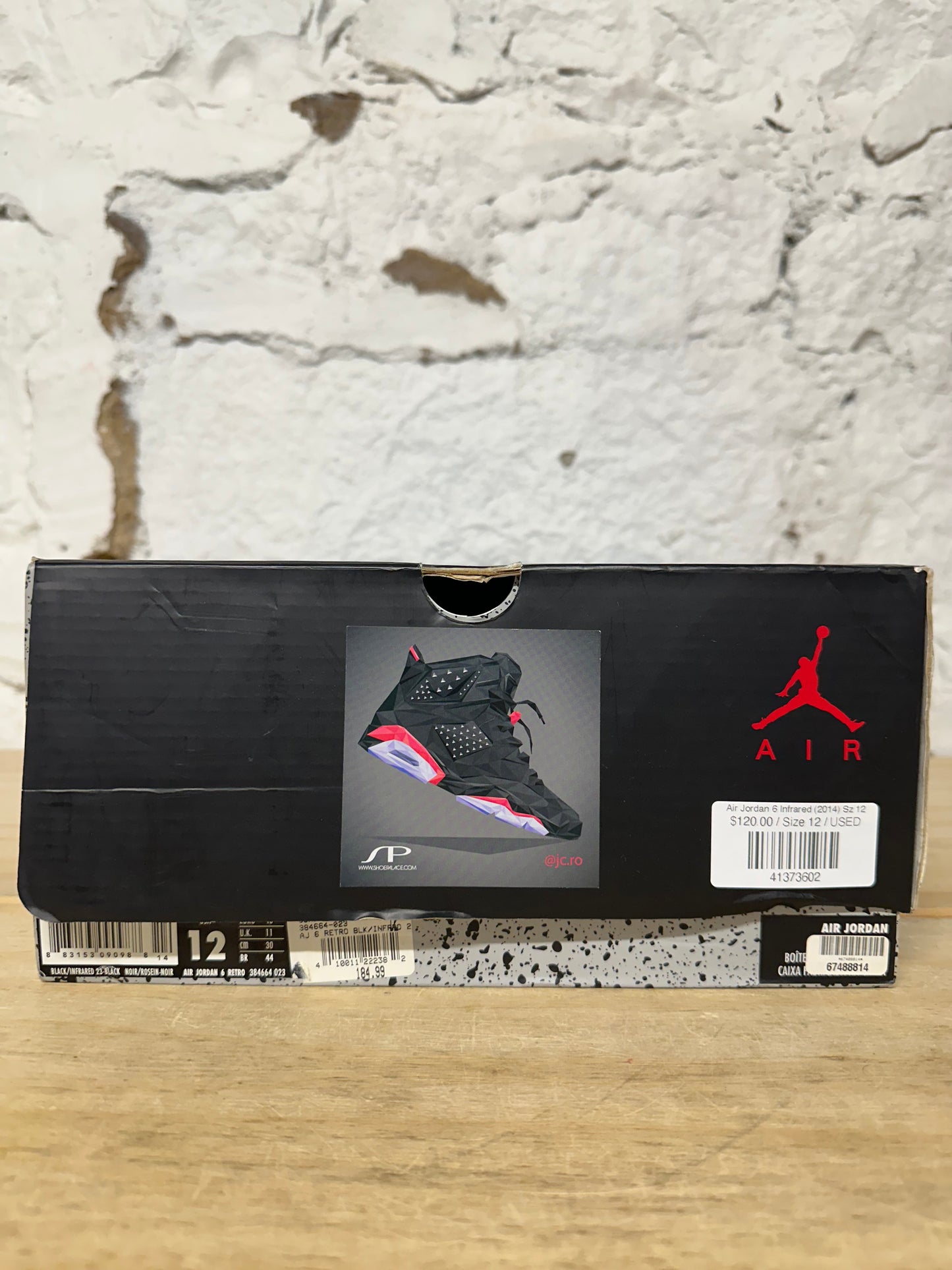 Air Jordan 6 Infrared (2014) Sz 12