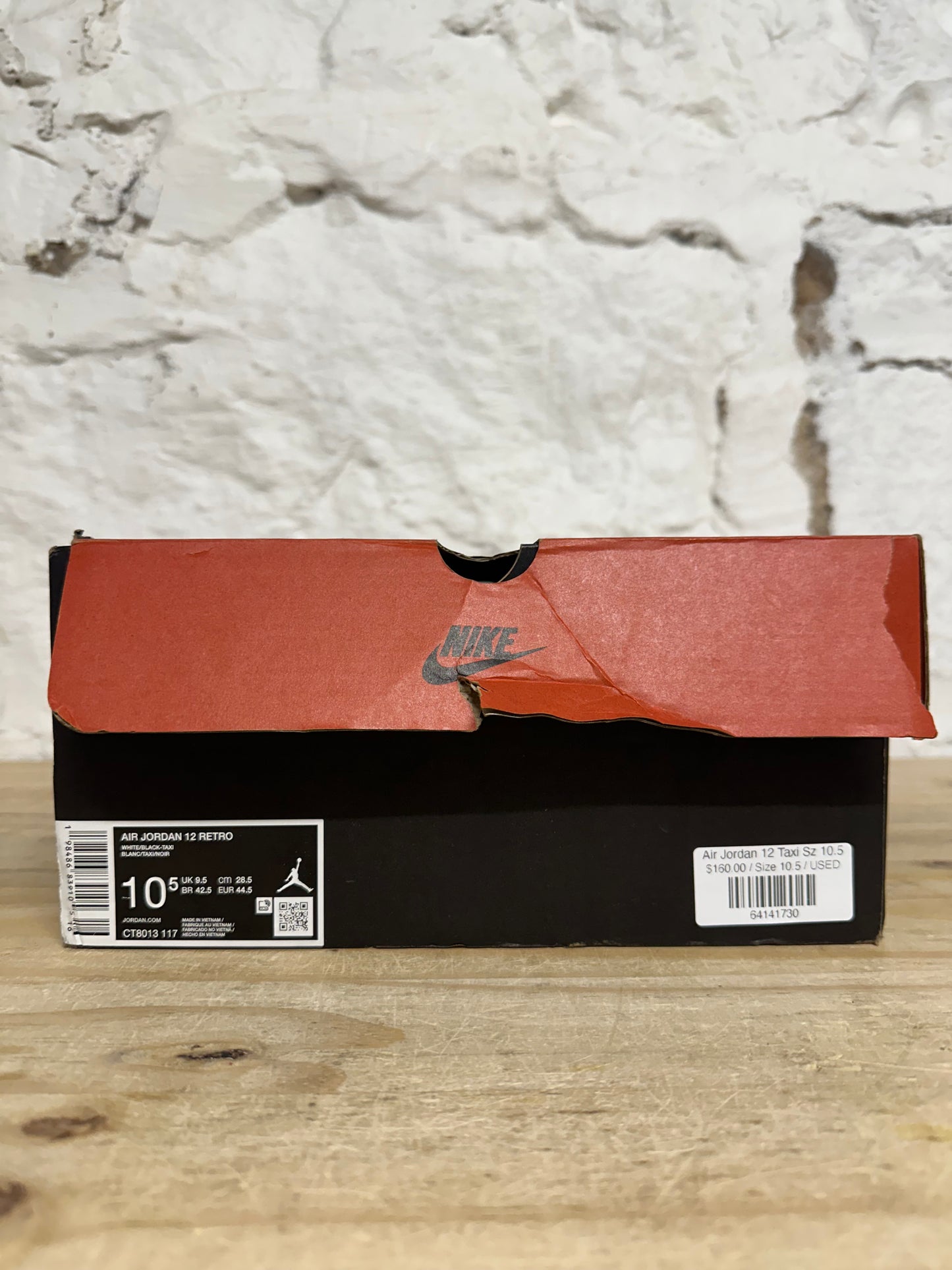 Air Jordan 12 Taxi Sz 10.5