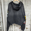 Vale Forever Army Black Zip Up Hoodie Sz L DS