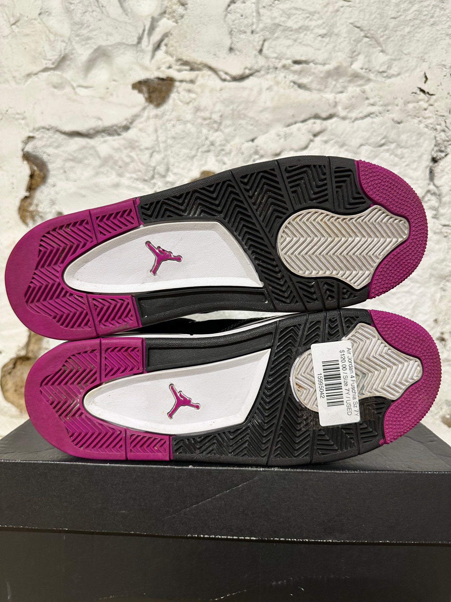 Air Jordan 4 Fuschia Sz 7Y