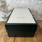 Gucci Black Leather Low Sneaker Sz 10