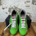 Prada Americas Cup Green Rubber Sneaker Sz 8 (41) DS