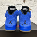 Air Jordan 5 Blue Suede Sz 13