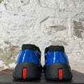 Prada Americas Cup Dark Blue Patent Black Sneaker Sz 9
