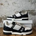Louis Vuitton Black White Trainer Sneaker Sz 10 (8.5LV)