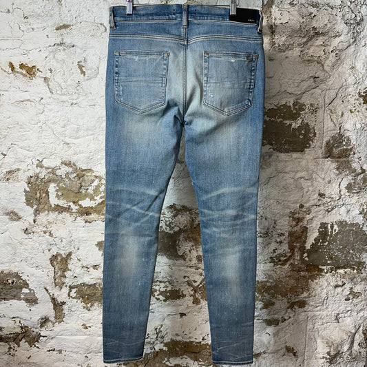 Amiri MX1 Blue Tie Dye Blue Denim Jeans Sz 33