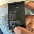 Amiri Plain Honeycomb Denim Jeans Sz 33