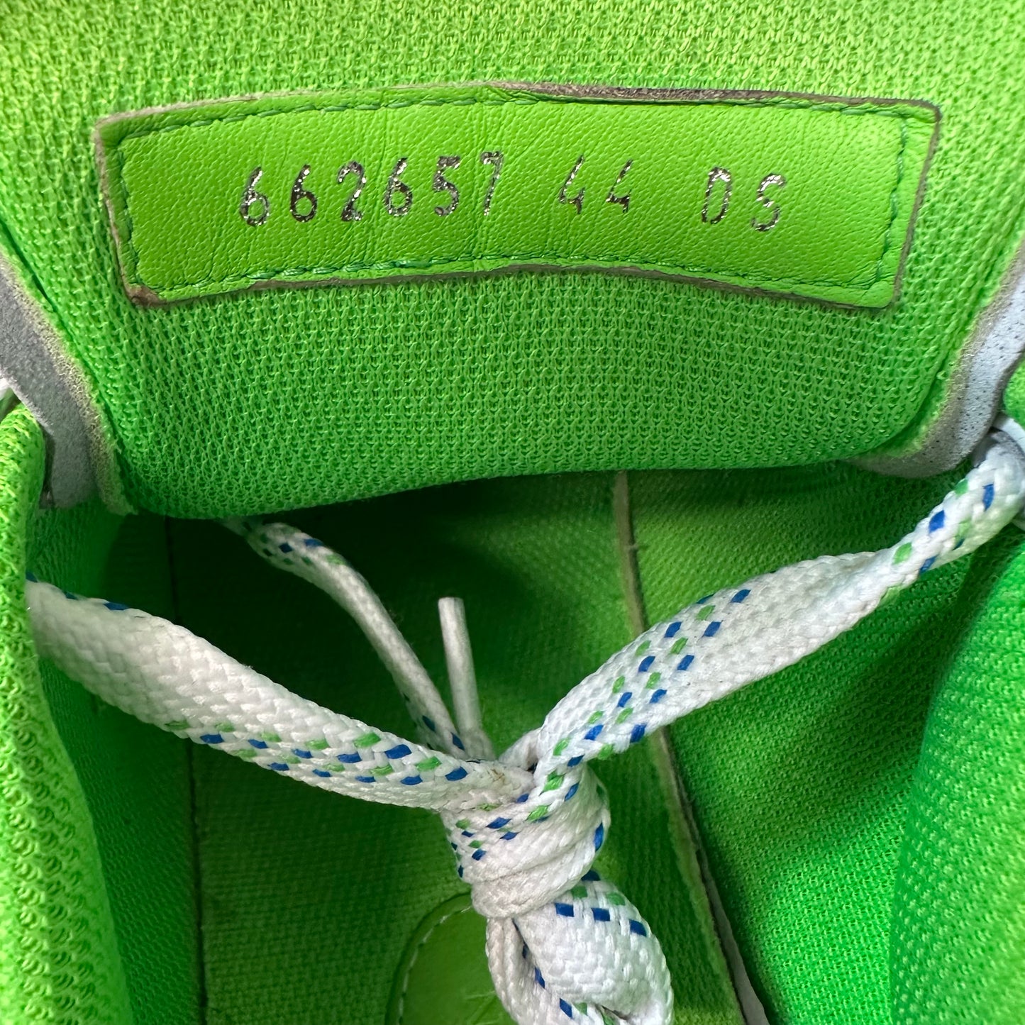 ALexander Mcqueen White Blue Green Bubble Sneaker Sz 11 (44)