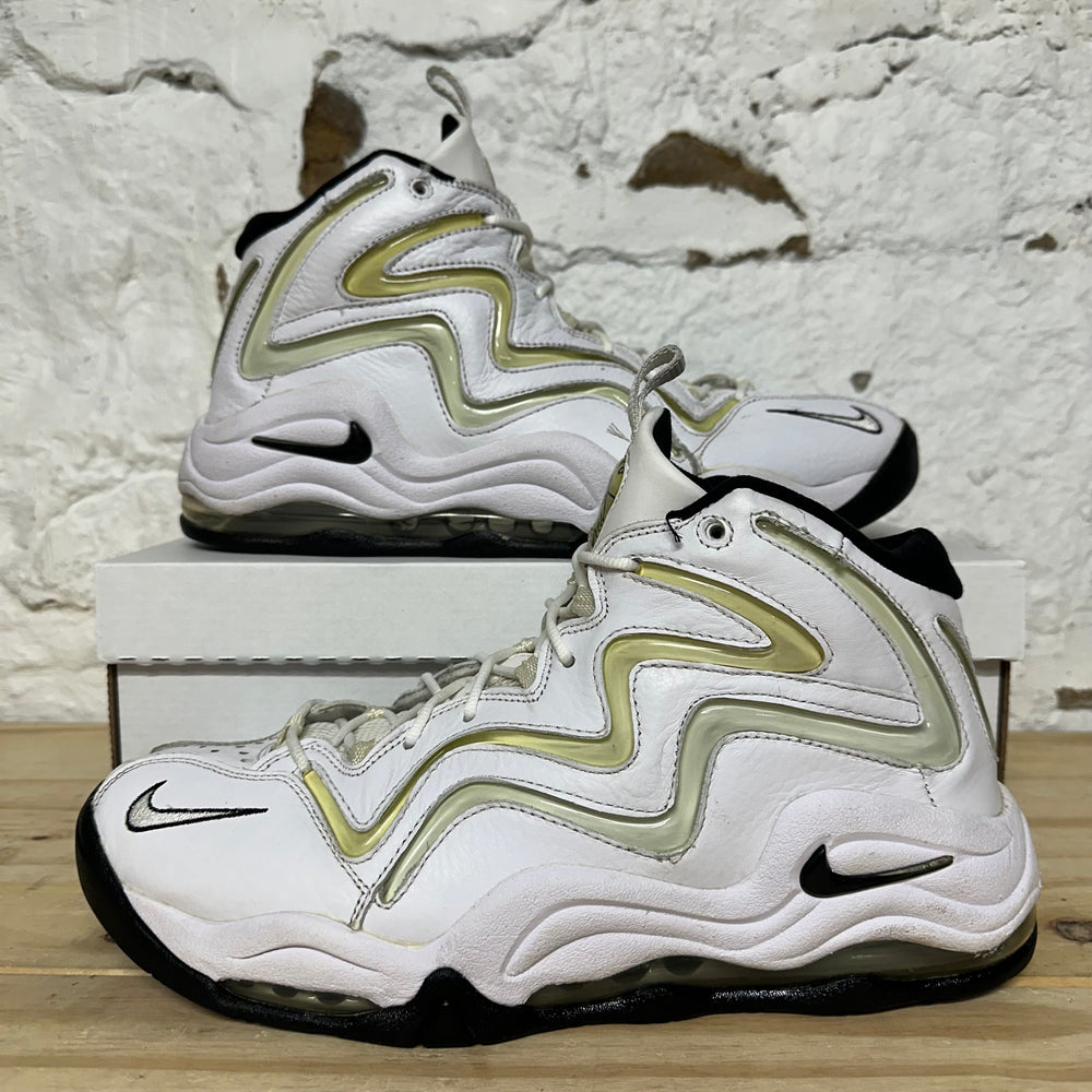 Nike Air Pipen White Silver Black (2010) Sz 12
