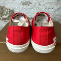Burberry Red White Spellout Larkhall Sneaker Sz 8 (41)