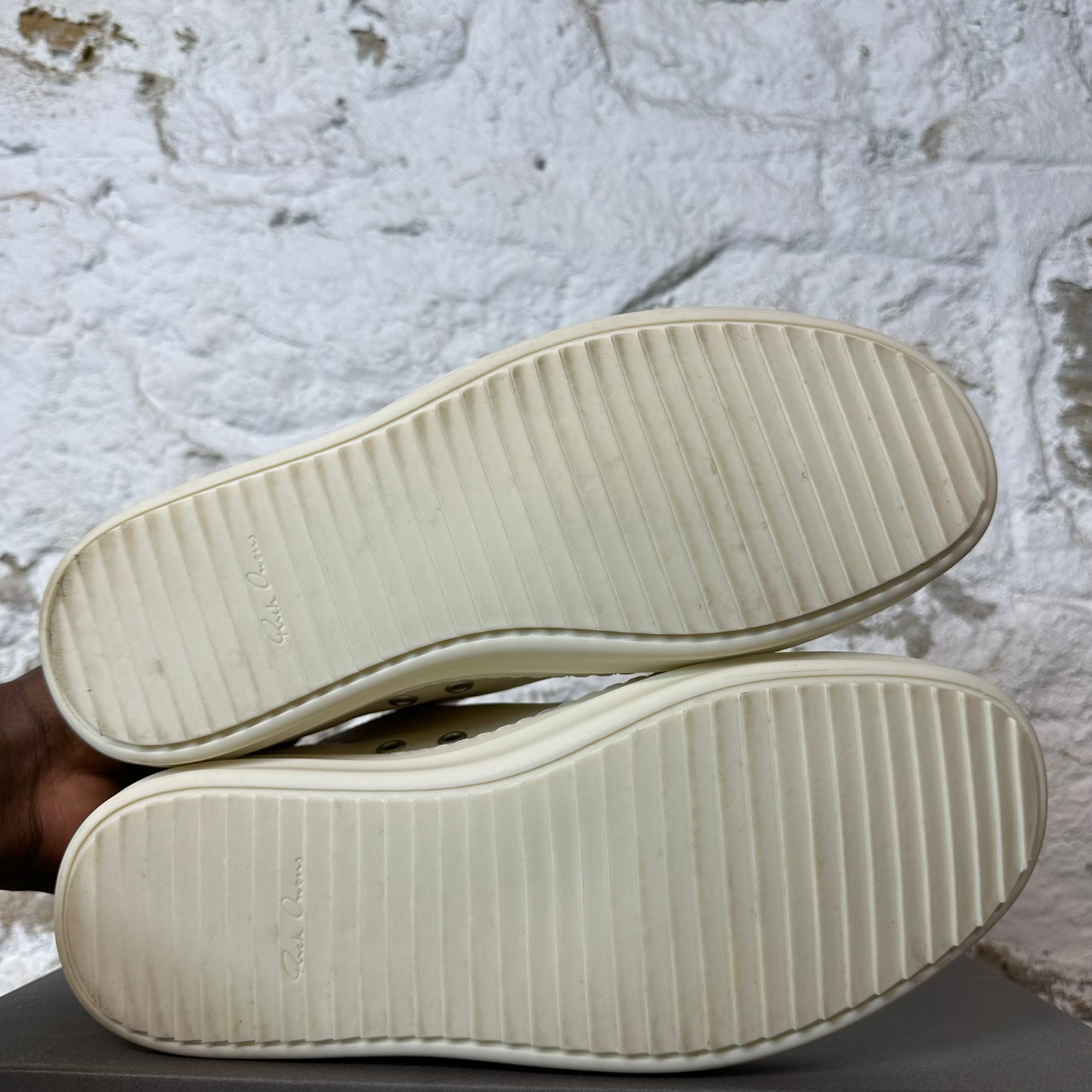 Rick Owens Low Mainline Milk Sneaker Sz 8 (41)