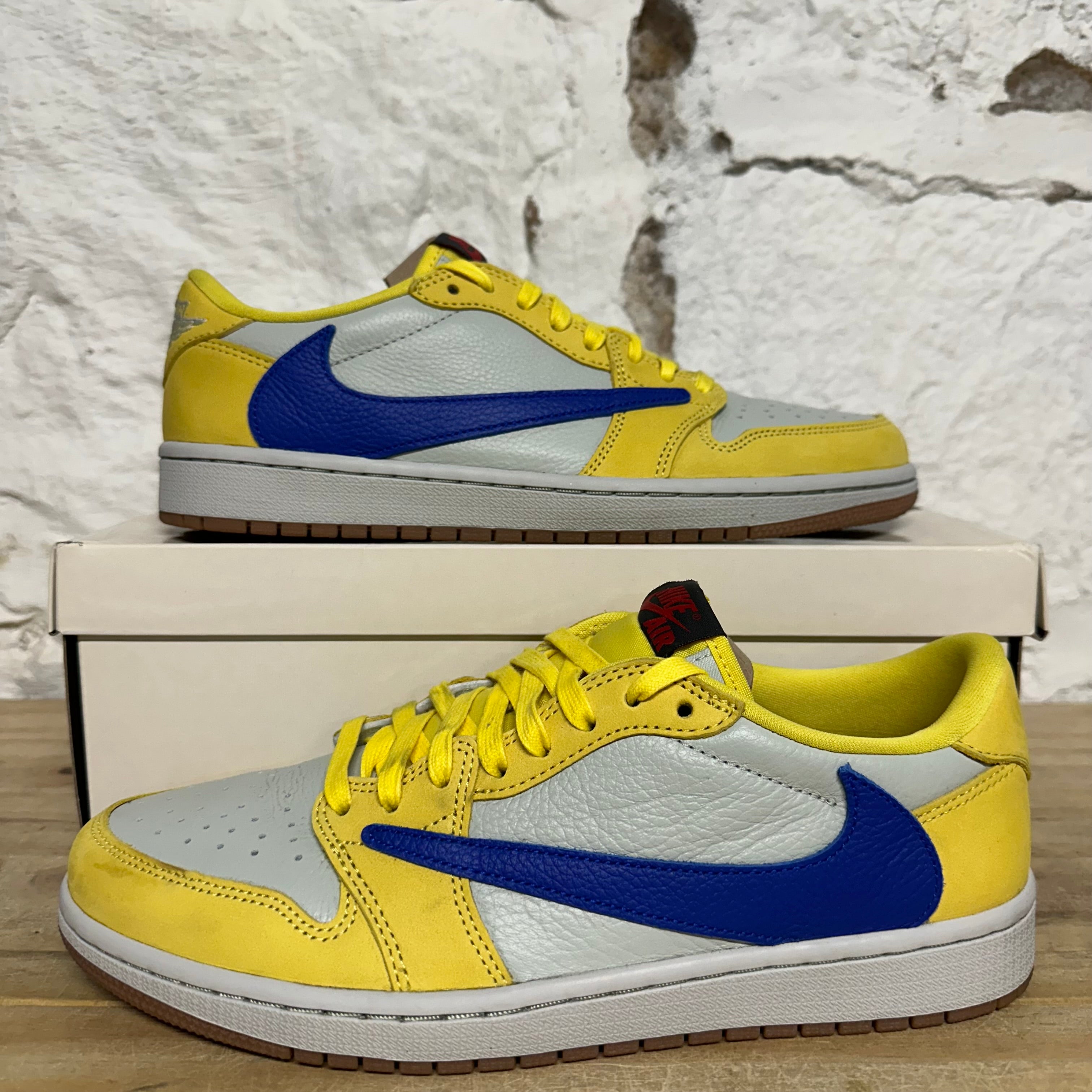 Air Jordan 1 Low Travis Scott Canary Sz 8.5 (10W)