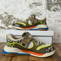 Gucci Ultrapace Brown Cream Sneaker Sz 8.5