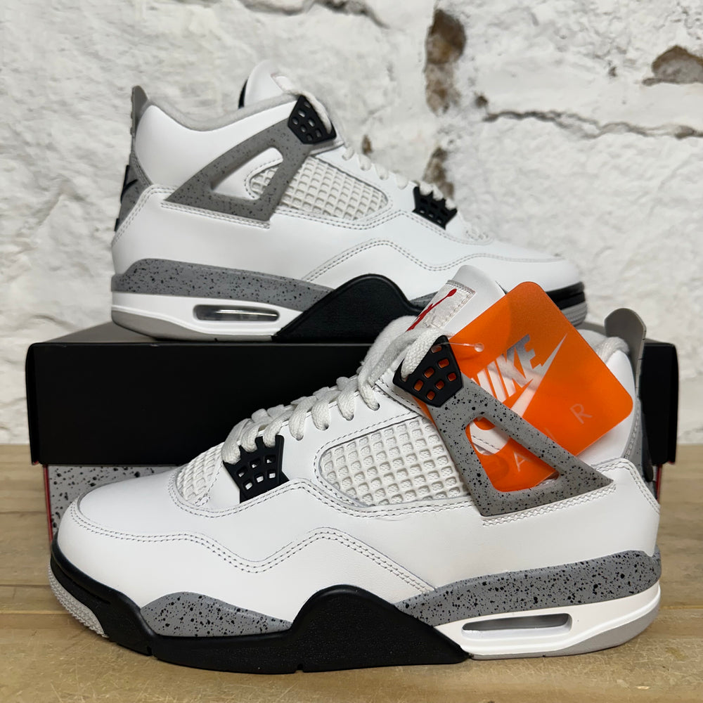 Air Jordan 4 White Cement Sz 9