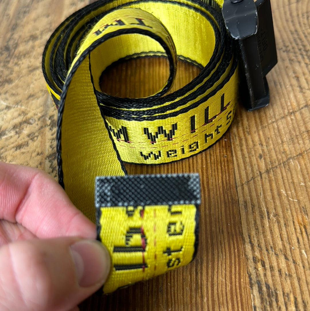Off White Big Yellow Belt