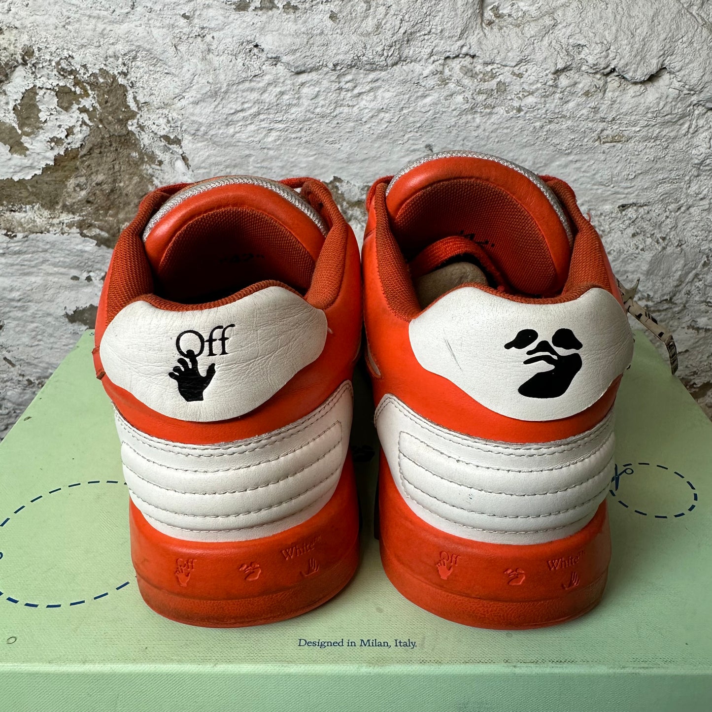 Off White Out Of Office Orange White Sz 9 (42)