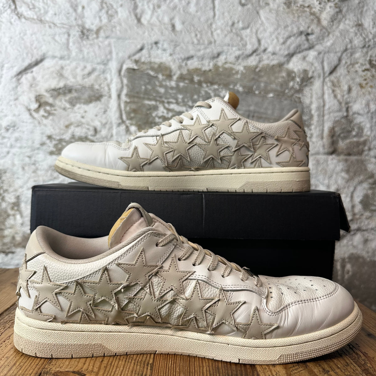 Amiri Beige Star Chunky Birch Sneaker Sz 14 (47)