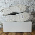 Gucci Re-Web Navy GG Monogram White Sneaker Sz 7.5