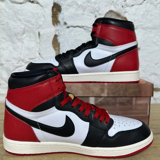 Air Jordan 1 High Black Toe Reimagined Sz 10.5