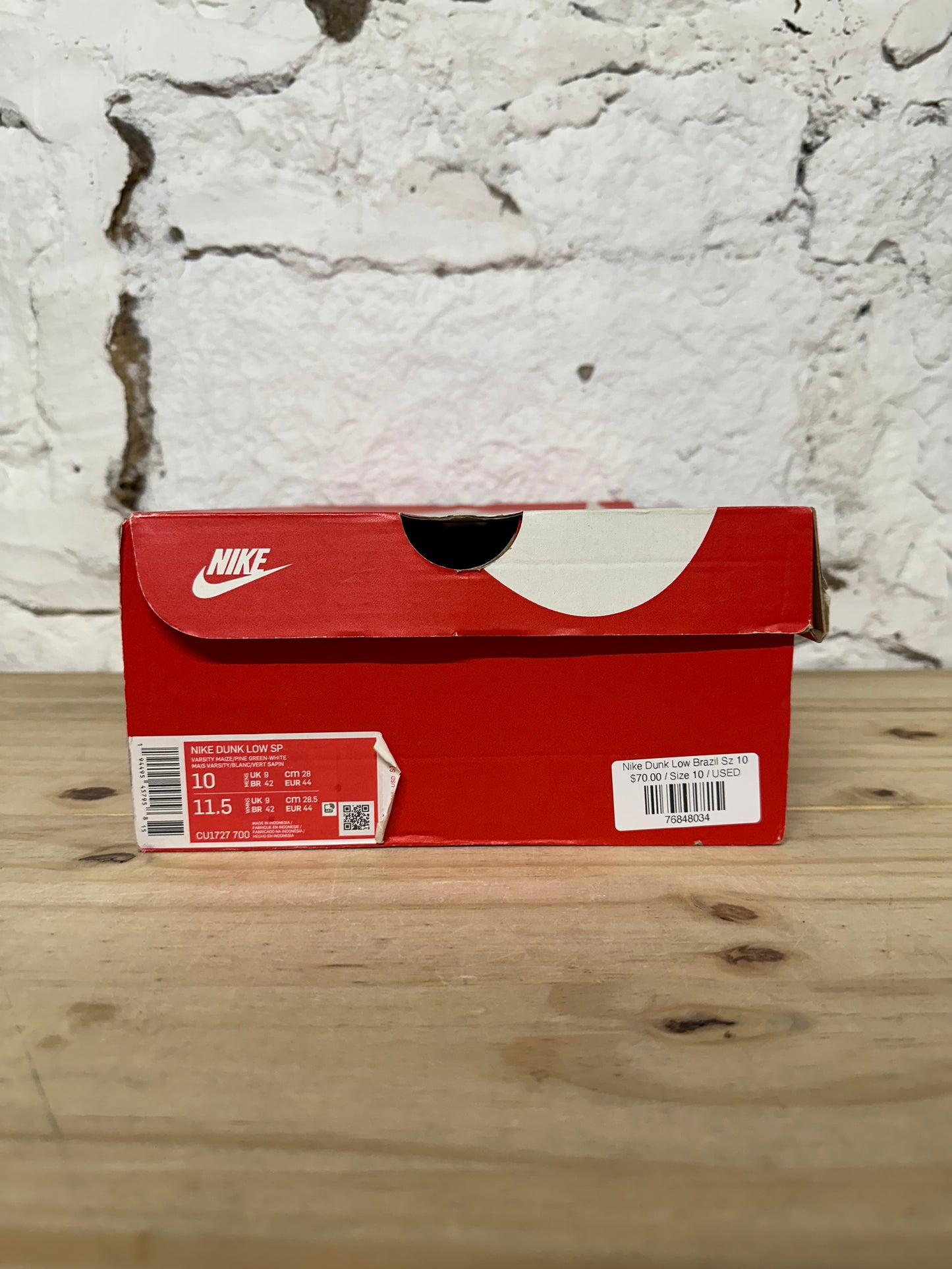 Nike Dunk Low Brazil Sz 10