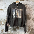 Birth Of Royal Child Flashlight Zip Up Hoodie Brown Sz S