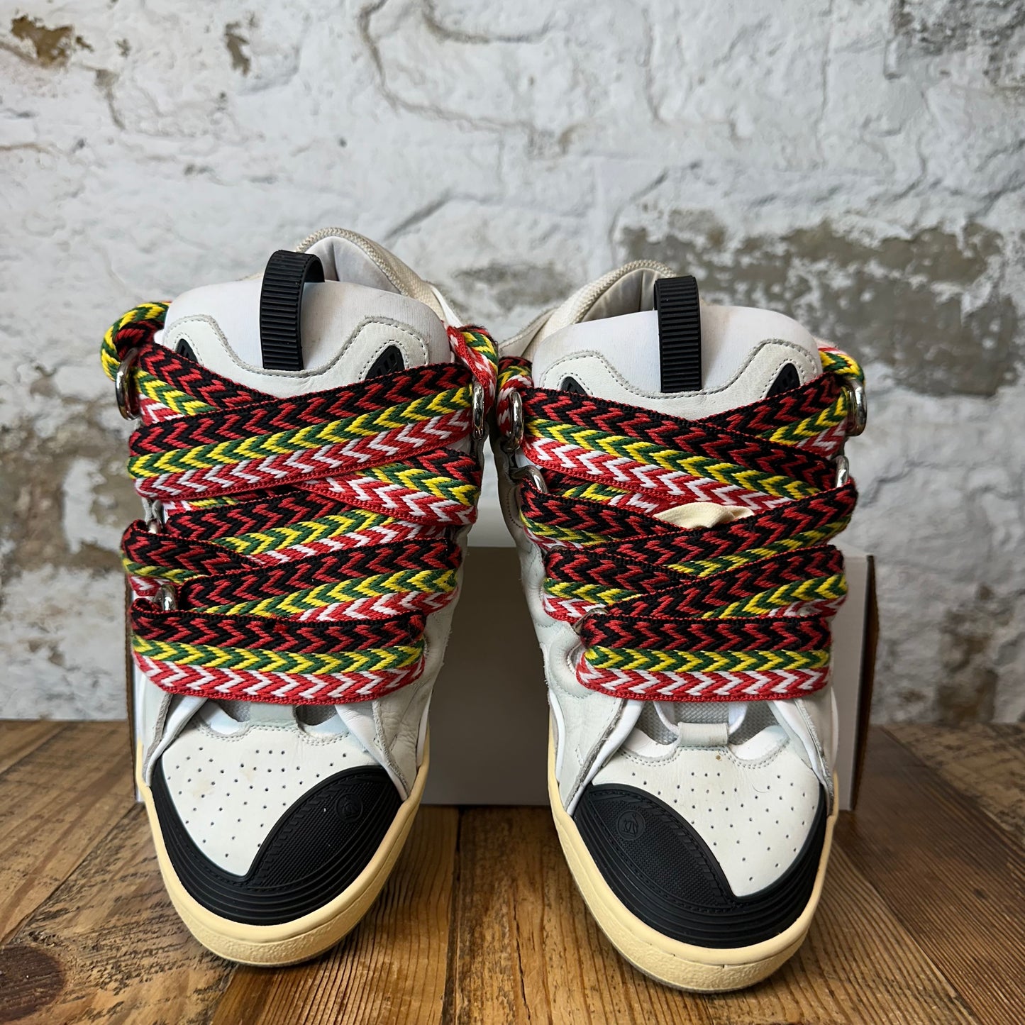 Lanvin Curb Multicolor Lace Grey Sneaker Sz 9 (42)