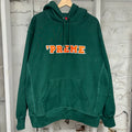 Supreme Preme Dark Green Hoodie Sz L